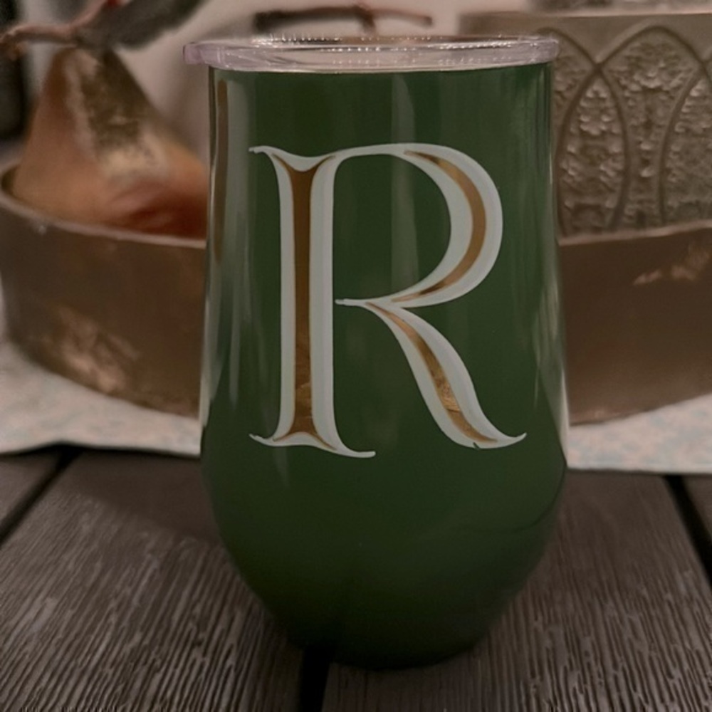 Opalhouse 12 oz Stainless Steel
Visit
Tumbler w/ Royal R Monogram green gold